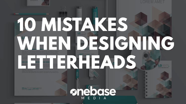 10 Mistakes When Designing Business Letterheads