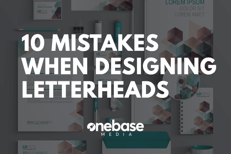 10 Mistakes When Designing Business Letterheads