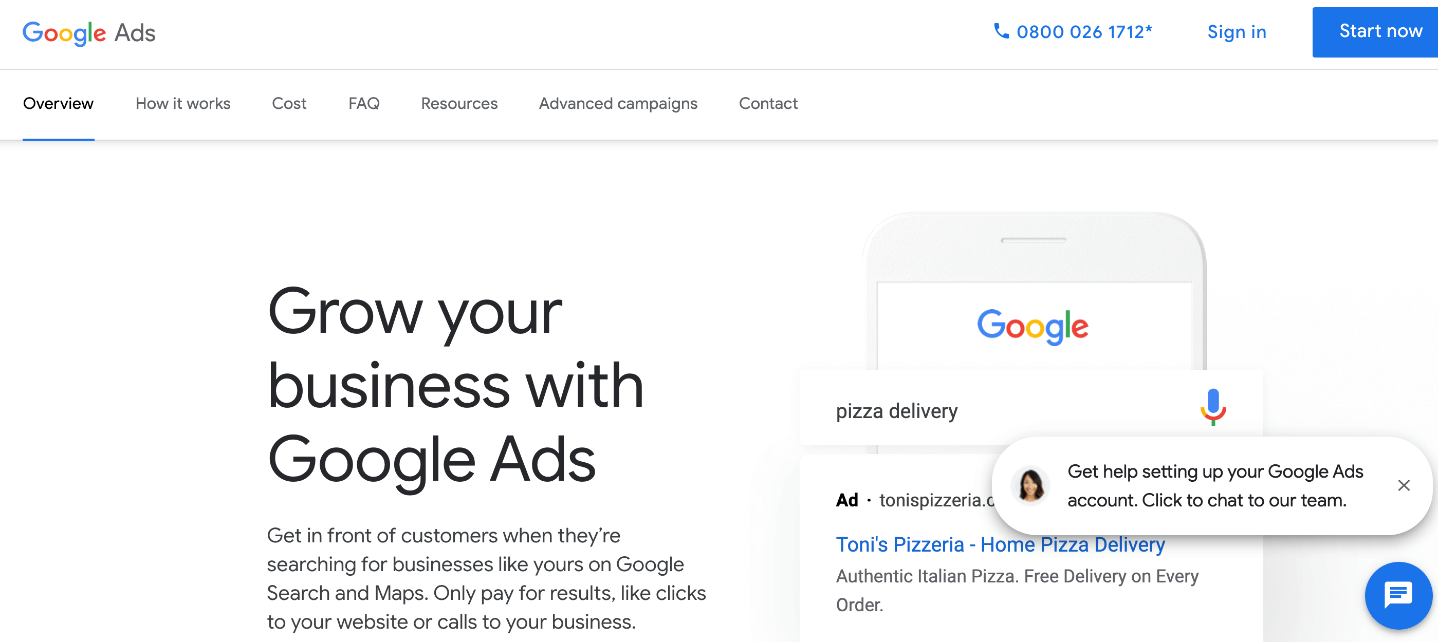 google ads for construction