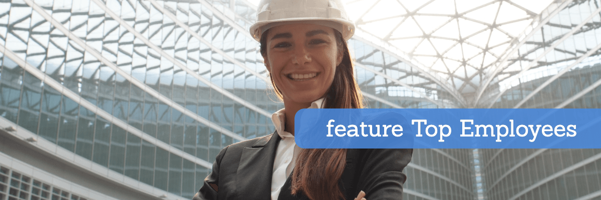 feature your top construction employees on your website