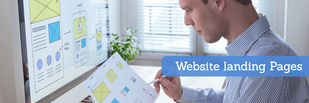 website landing pages for construction business