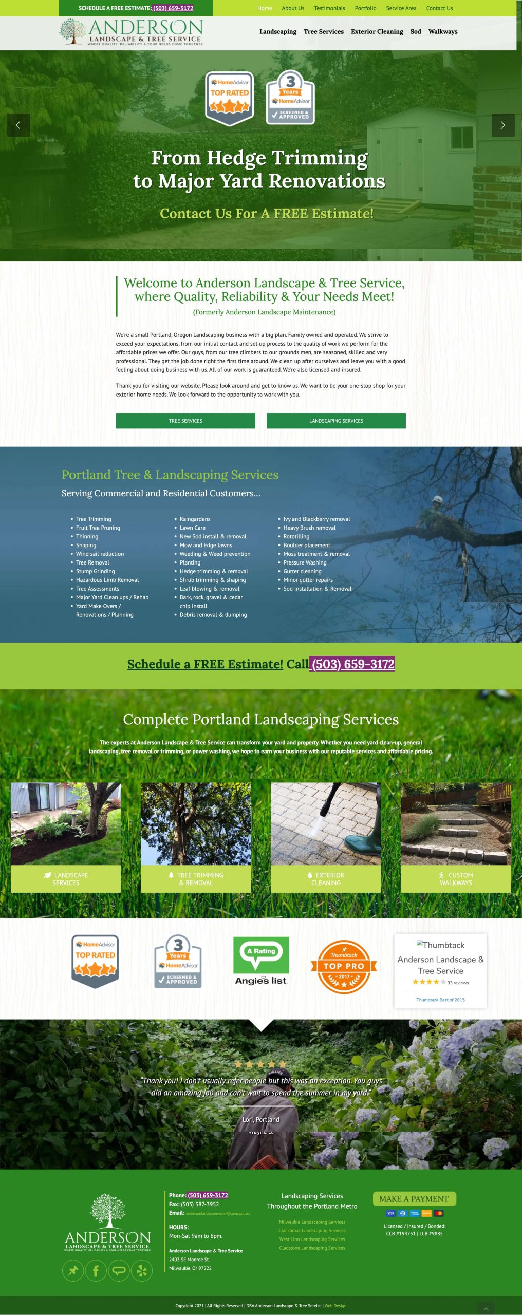 Anderson Landscape & Tree Service