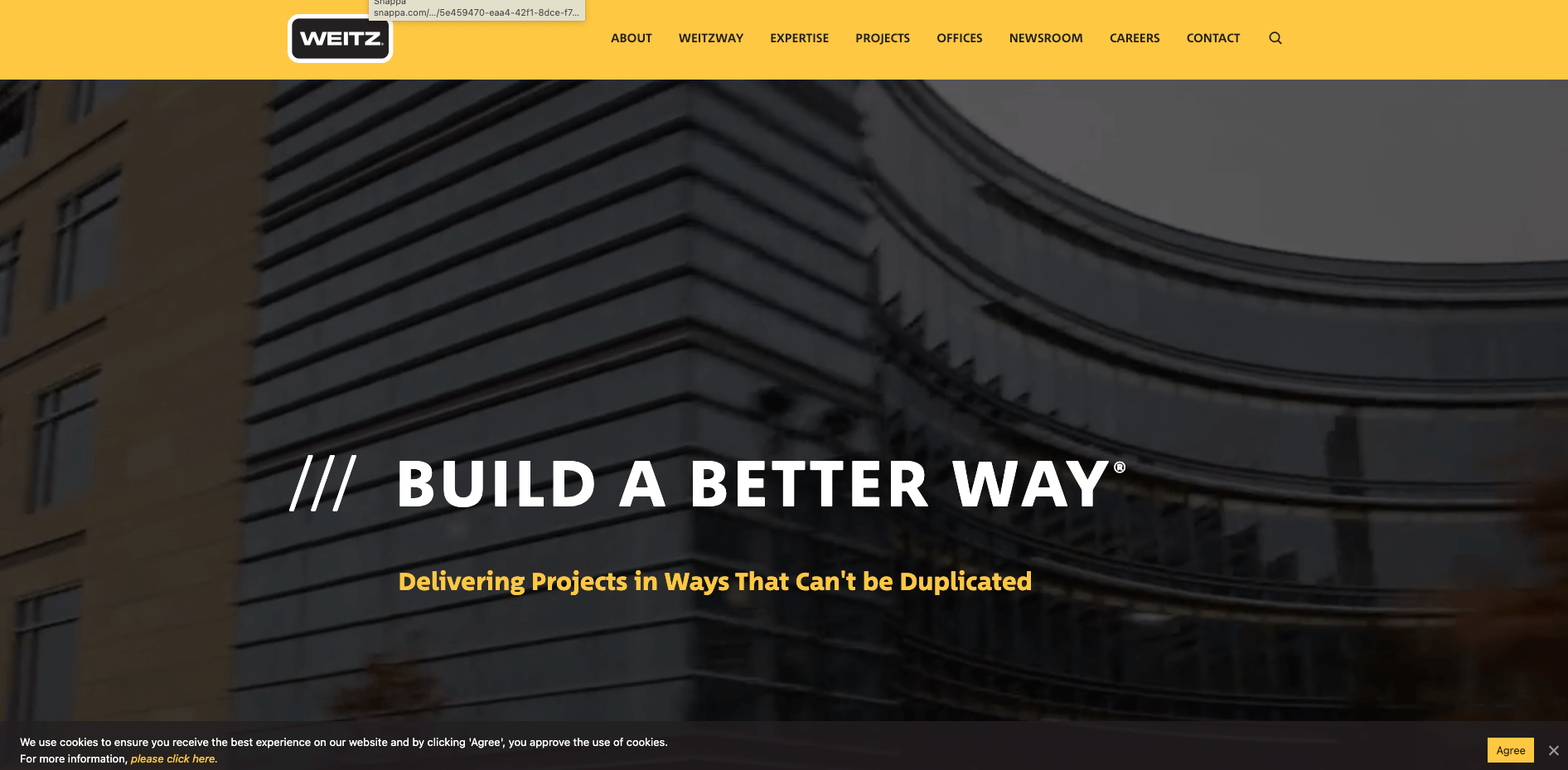 weitz construction website