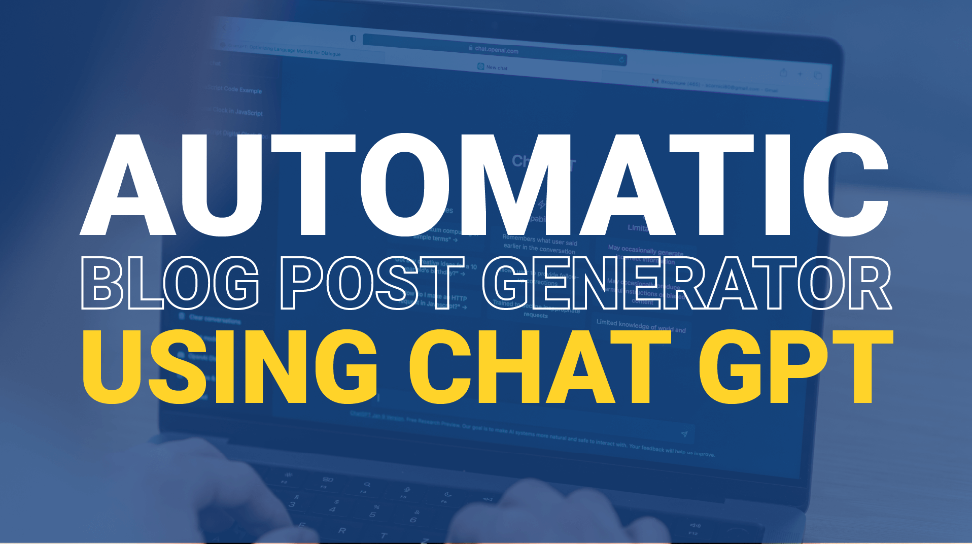 Automatic Blogging using ChatGPT for Home Service