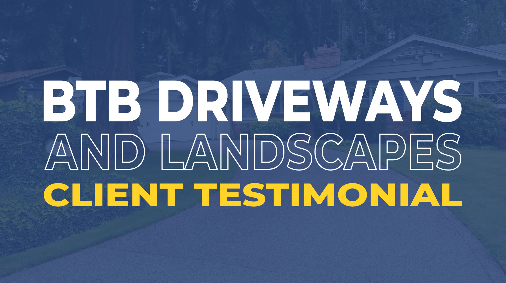 BTB Driveways & Landscapes – Client Testimonial