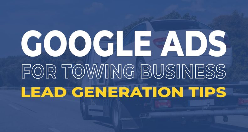 google ads for towing and car recovery business