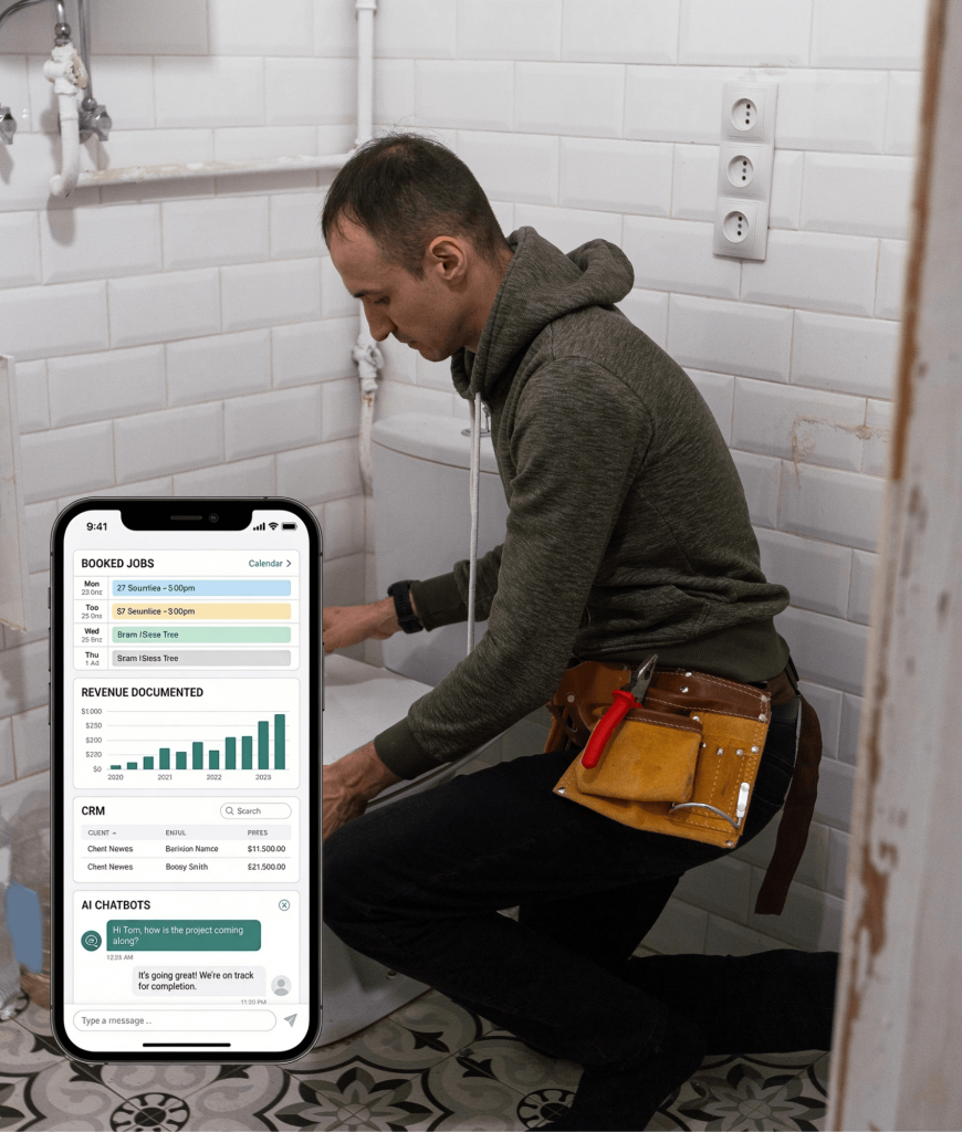 job management app drainage