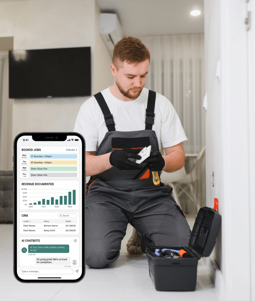 plumber job managament app