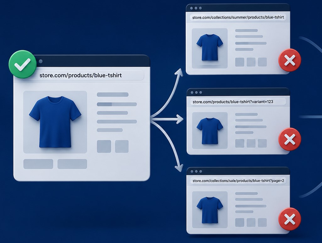shopify url structure
