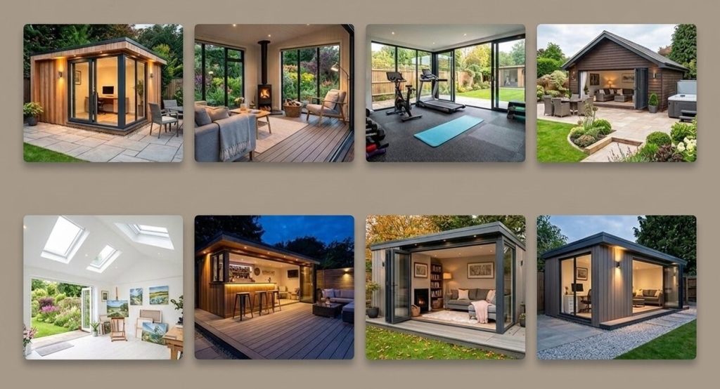 garden rooms photos to gbp 