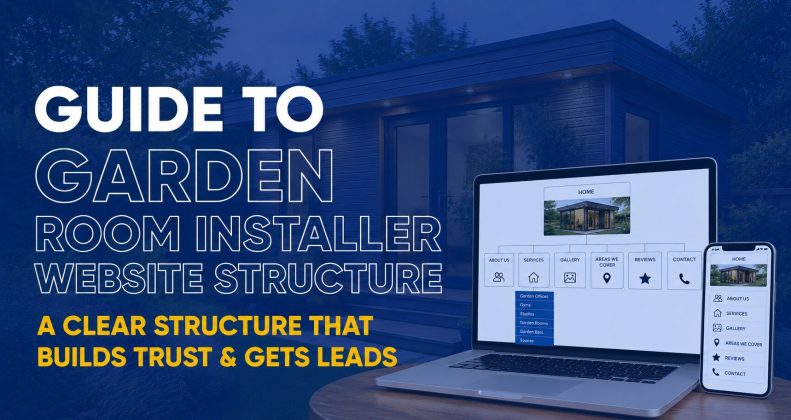 garden room installers website structure